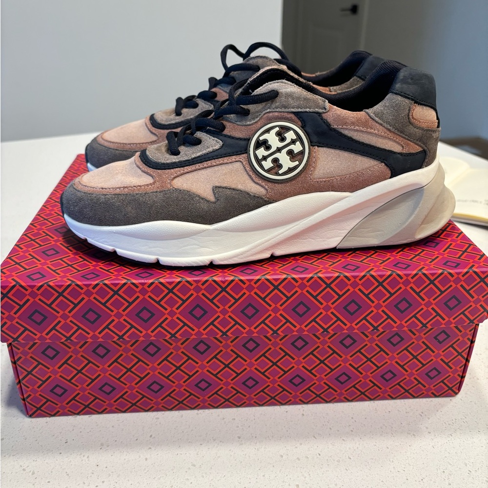 Tory Burch Sawyer Trainer Suede